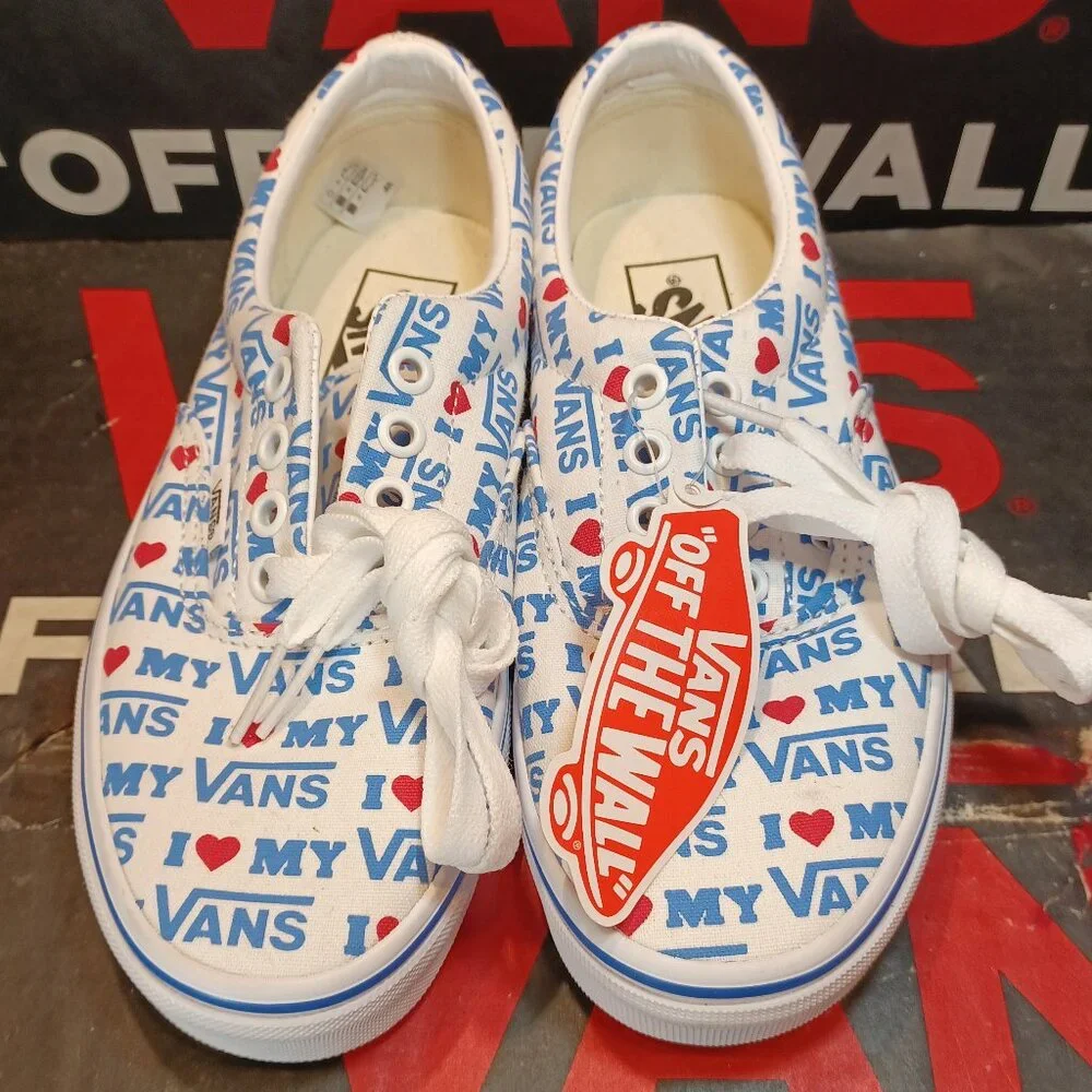 I Heart My Vans Men's 5.5/Women's 7 Era Red/White/Blue VN0A38FRVPS